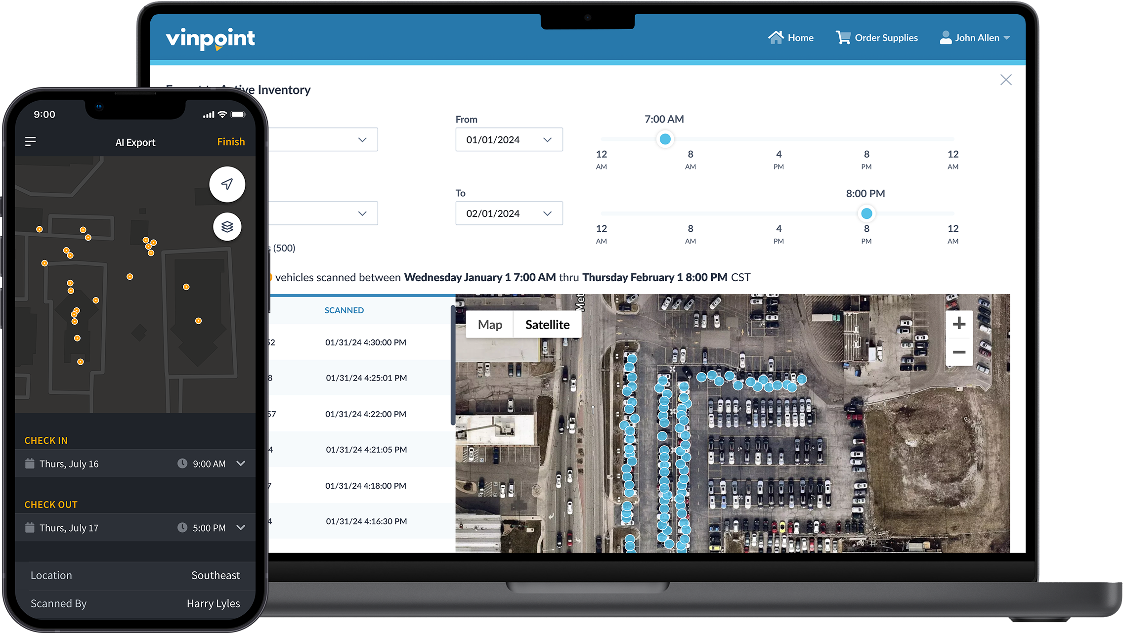 Vinmotion Inventory Features | Vinpoint